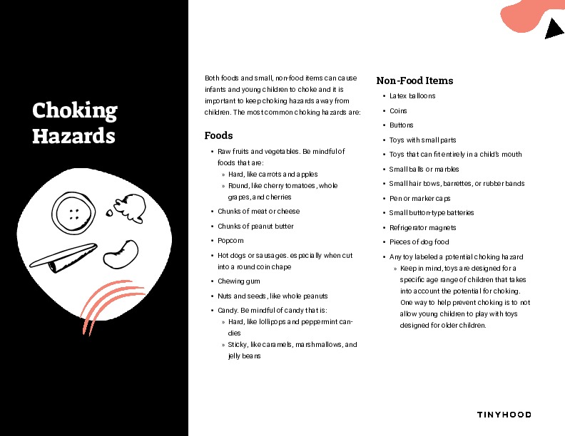 Choking Hazards List | Dangers Of Choking For Children – DZED