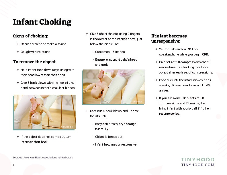 Safety 101: Essential CPR &amp; Choking Refresher for Babies 0-12 Months ...